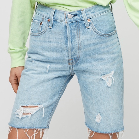 LEVIS 501 SLOUCH SHORTS - Picture 2 of 4